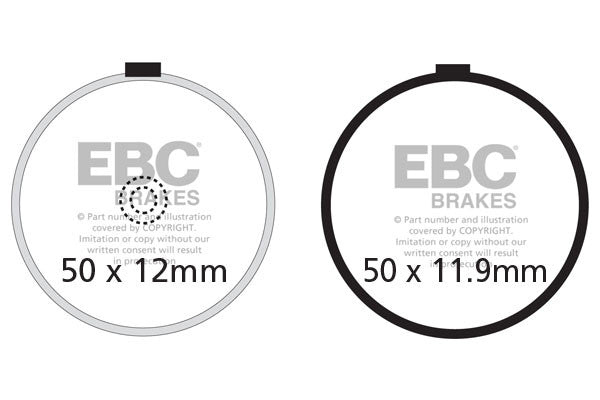 EBC Brakes Klocki hamulcowe EBC FA038 (kpl. na 1 tarcze)