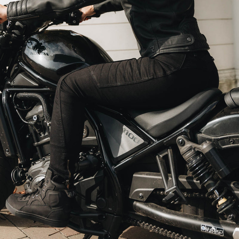 JEANSY MOTOCYKLOWE DAMSKIE REBELHORN ASH BLACK W24/30