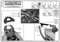 KAPPA STELAŻ KUFRA CENTRALNEGO KAWASAKI ZZR 1400 (12-15) ( BEZ PŁYTY )
