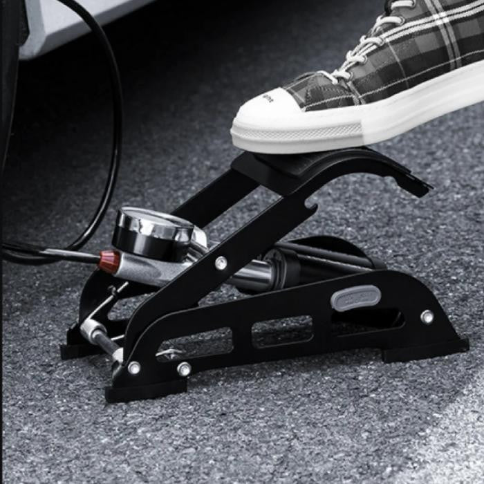 Pompka nożna tłokowa do roweru, motocykla, ROCKBROS FP540BK