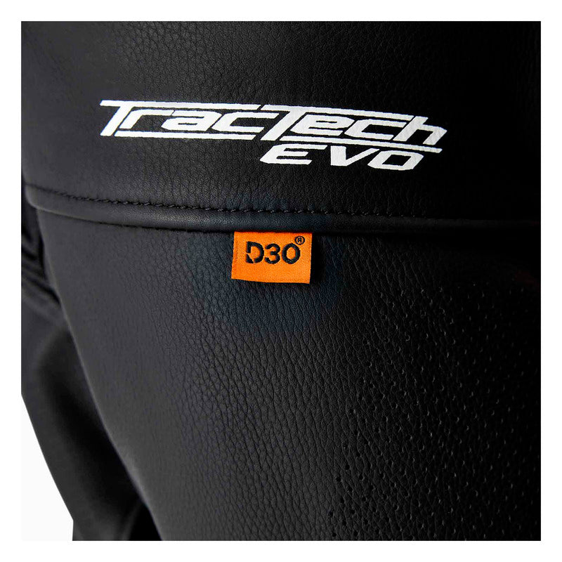 KURTKA MOTOCYKLOWA SKÓRZANA RST TRACTECH EVO D3O BLACK FLUO RED S