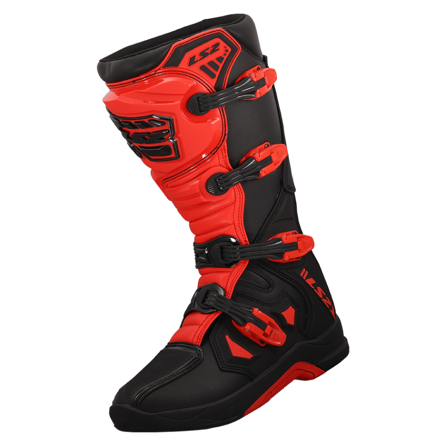 BUTY LS2 RAPTOR MAN BLACK RED