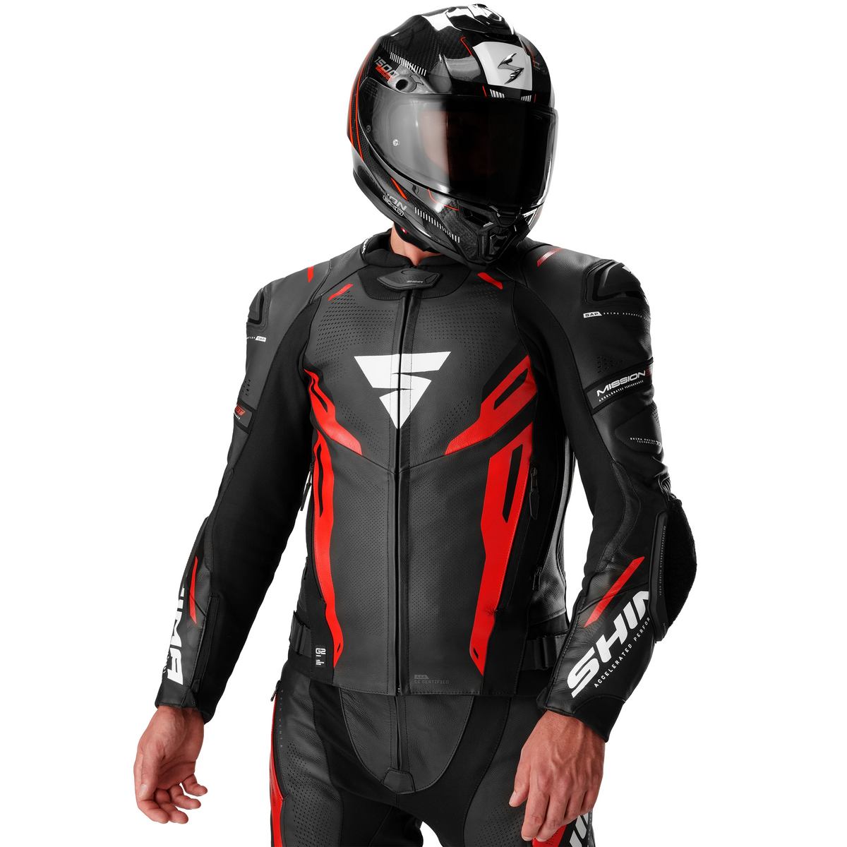 SHIMA MISSION ST MEN JKT G2 BLK/RED