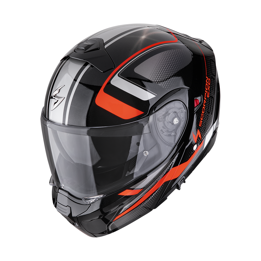 SCORPION KASK EXO-930 ARDENS METALLIC BK-RED