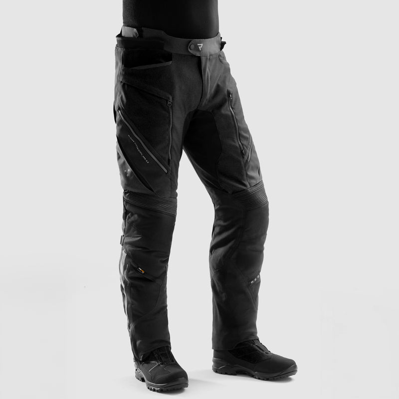 SPODNIE MOTOCYKLOWE TEKSTYLNE REBELHORN HARDY 3.0 BLACK (DŁUGA NOGAWKA) – zdjęcie 4