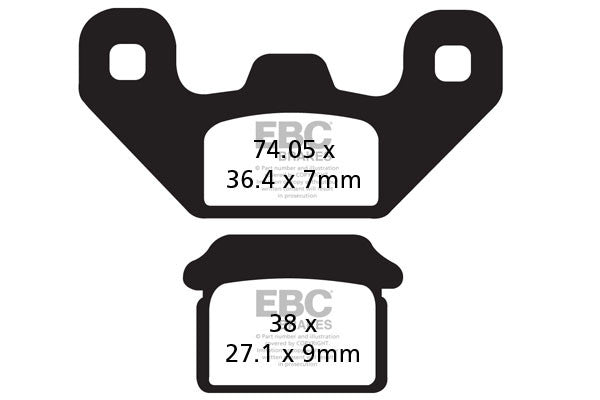 EBC Brakes Klocki hamulcowe EBC FA480 (kpl. na 1 tarcze)