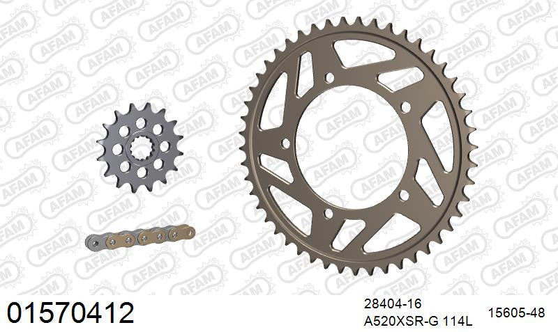 Zestaw napędowy AFAM do SUZUKI GSR 600 K6,K7,K8,K9,L0