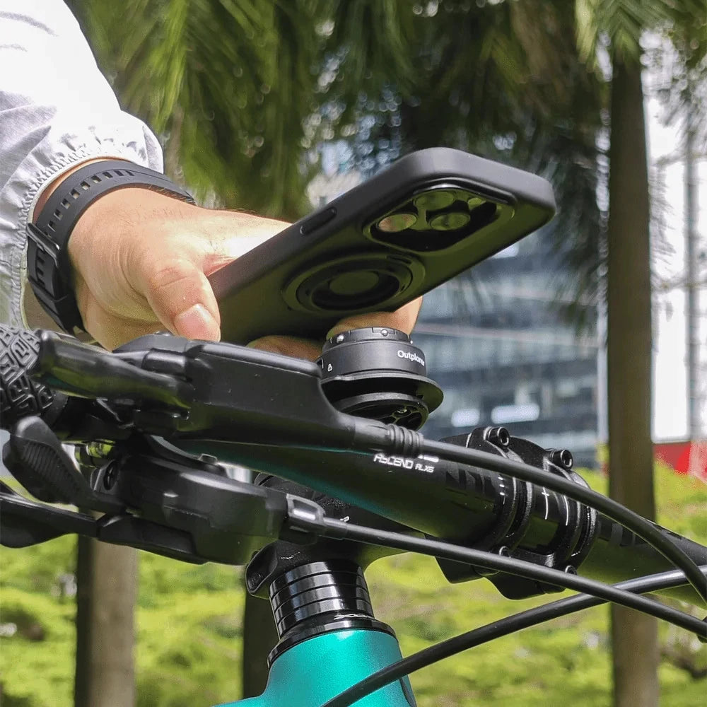 QUICK LAUNCH uchwyt na telefon do mostka rowerowego Outplorer QB02