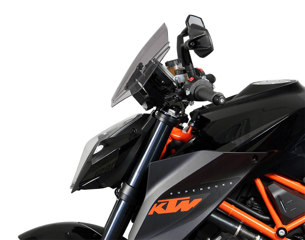 Szyba motocyklowa MRA KTM 1290 SUPER DUKE R 2013-2016, forma NRM, czarna