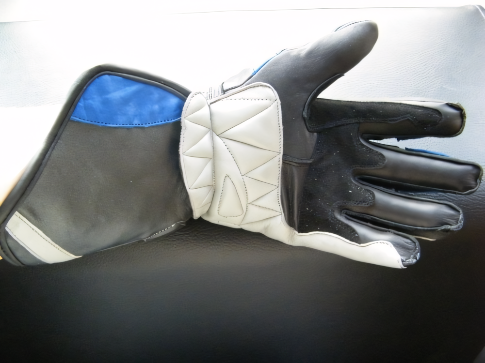Rękawice motocyklowe BUSE Racing niebieskie