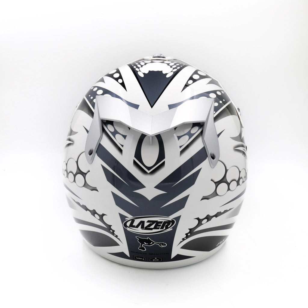 Kask motocyklowy LAZER SMX Bionic biały/szary