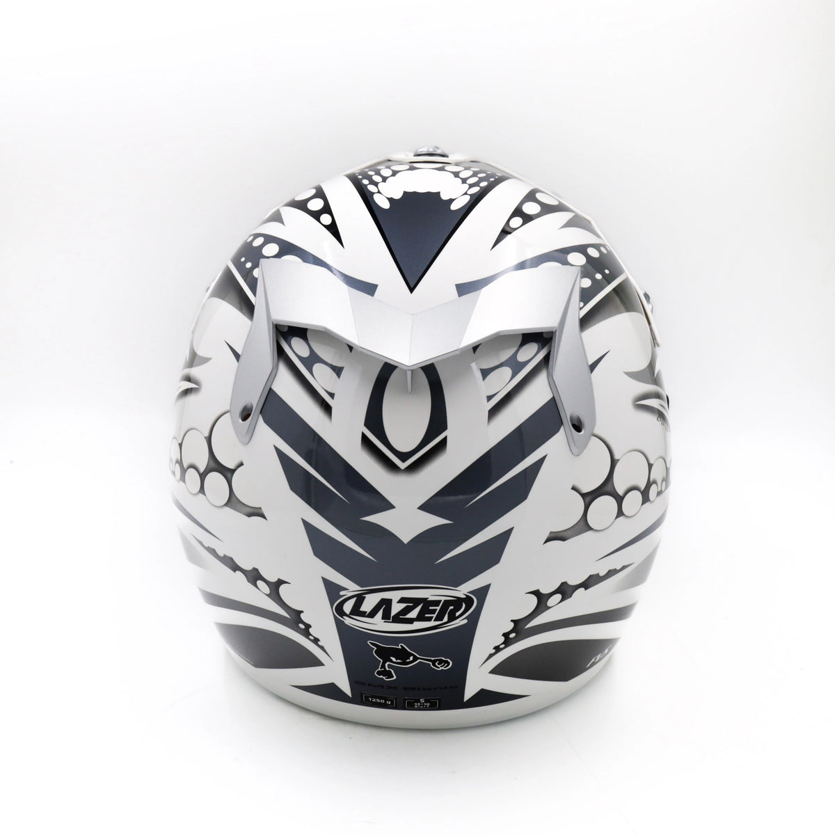 Kask motocyklowy LAZER SMX Bionic biały/szary