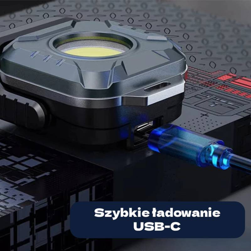 ROXAR TECH Lampka robocza/sygnalizacyjna LED 500 LM magnetyczna, warsztatowa, latarka ROXAR