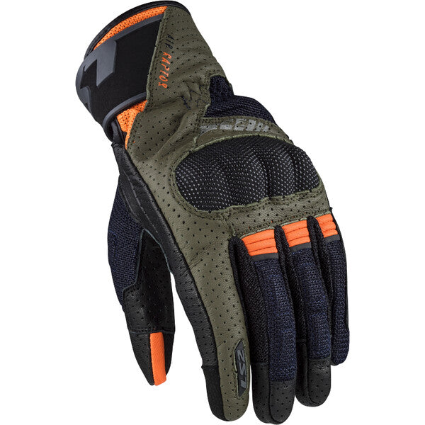 RĘKAWICE LS2 AIR RAPTOR MAN GREEN BLUE H-V OR