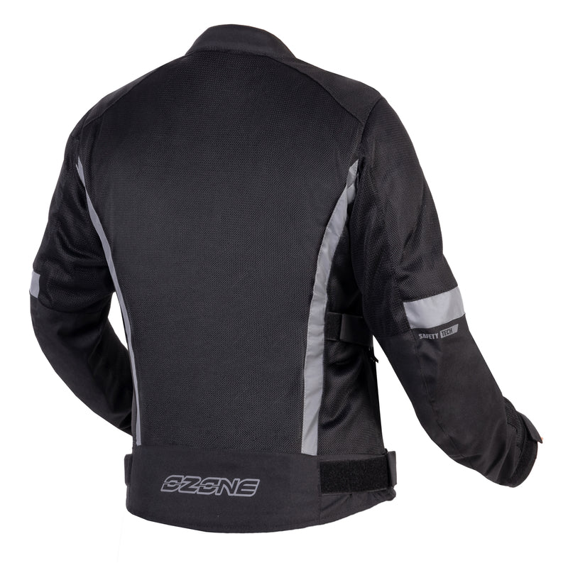 KURTKA MOTOCYKLOWA TEKSTYLNA DAMSKA OZONE DART BLACK WXXS