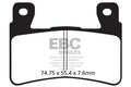 EBC Brakes Klocki hamulcowe EBC GPFAX296HH torowe/profesjonalne (kpl. na 1 tarcze)