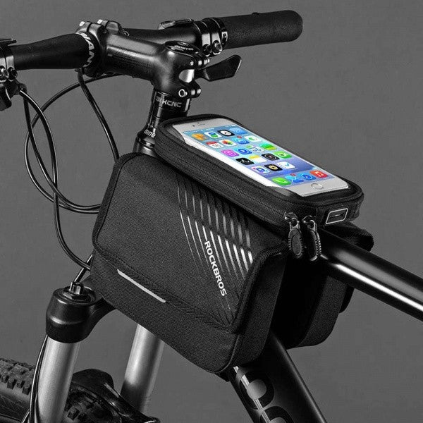 Sakwa, torba rowerowa na ramę z pokrowcem na telefon do 6,7" 1,5 L ROCKBROS 030-60BK