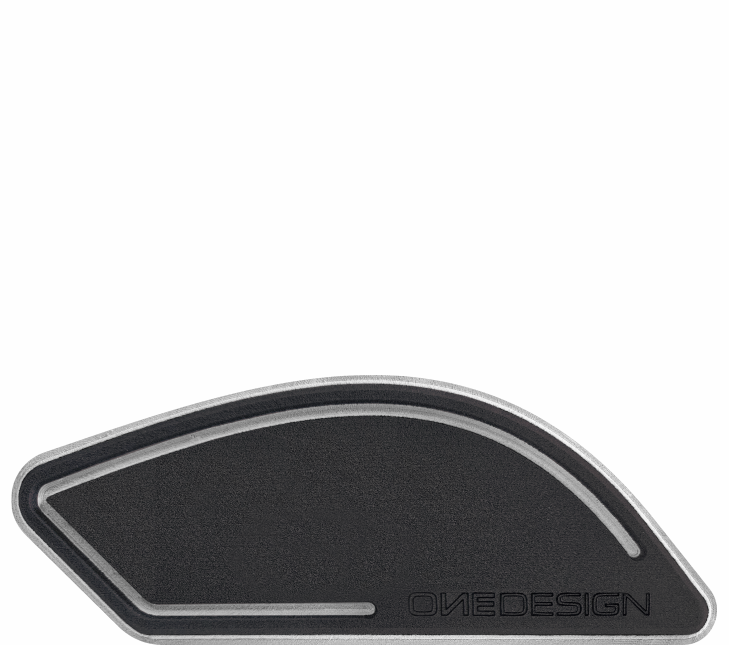 ONEDESIGN Grip Boczny HDF Uniwersalny 240x90mm czarny 2 szt.