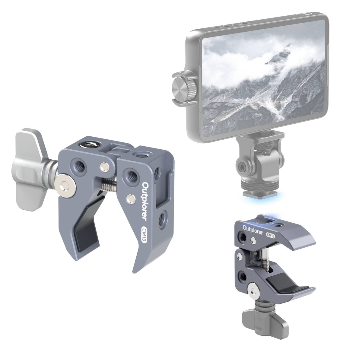 Uniwersalny zacisk do montażu uchwytu Clamp Mount (13-42mm) Outplorer CM10
