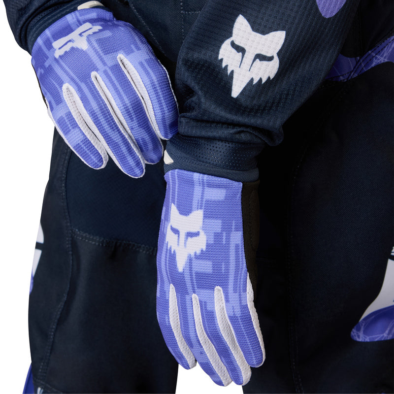 BLUZA MOTOCYKLOWA JUNIOR FOX 180 DIFFUSE SE BLUEBERRY