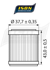 ISON filtr oleju ISON142