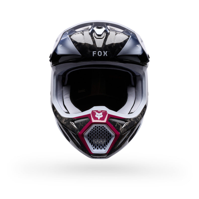 KASK MOTOCYKLOWY FOX V3 RS TACTILE WHITE