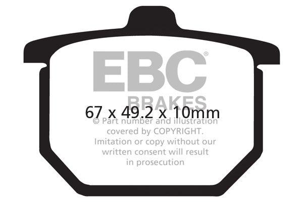EBC Brakes Klocki hamulcowe EBC FA030 (kpl. na 1 tarcze)
