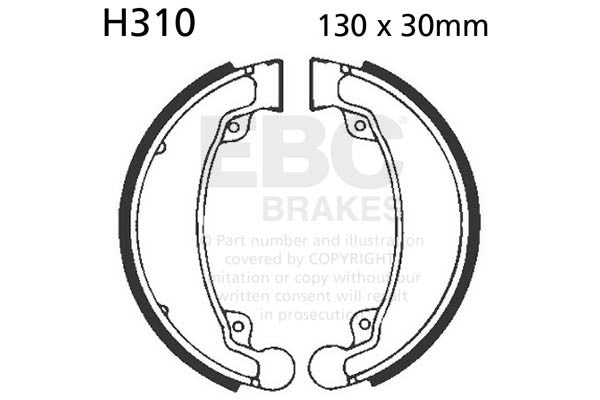 EBC Brakes Szczęki hamulcowe EBC H310 (1 kpl.)