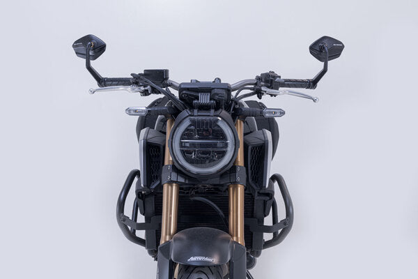 ZESTAW LUSTEREK SW-MOTECH DO ZAMONTOWANIA NA KOŃCU KIEROWNICY HONDA CB650R (18-)
