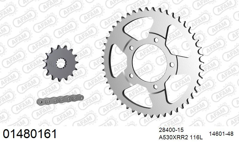 Zestaw napędowy AFAM do SUZUKI VZ 800 Marauder V,W,X,Y,K1,K2,K3,K4