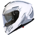Kask motocyklowy ROCC 861 czarno-biały