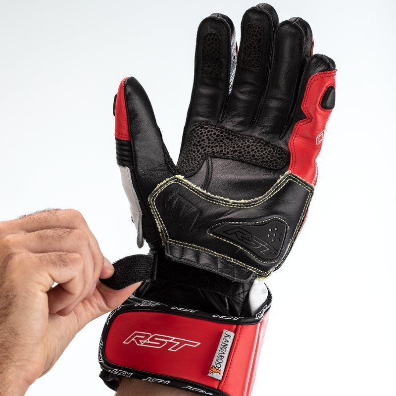 RĘKAWICE MOTOCYKLOWE RST TRACTECH EVO 4 RED WHITE BLACK S
