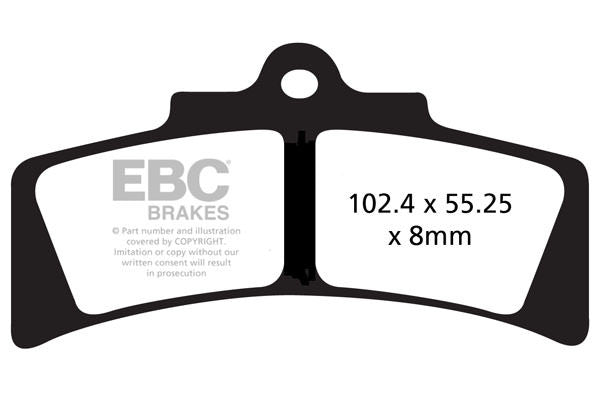 EBC Brakes Klocki hamulcowe EBC GFA183HH torowe/profesjonalne (kpl. na 1 tarcze)