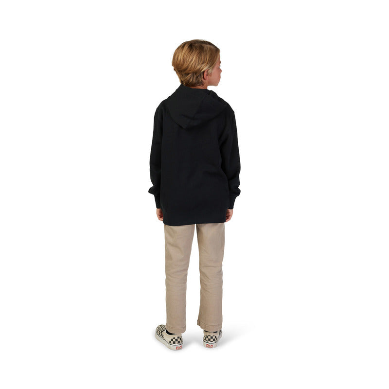 BLUZA Z KAPTUREM JUNIOR FOX LEGACY BLACK