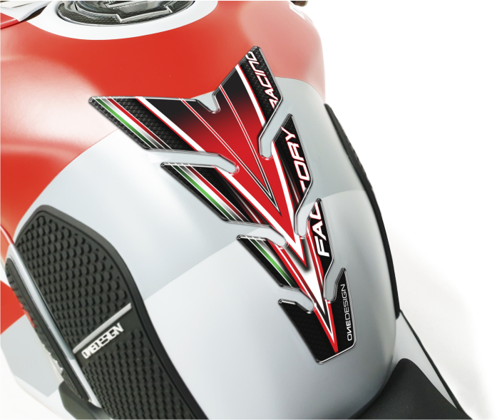 ONEDESIGN Tankpad Factory racing czerwony version