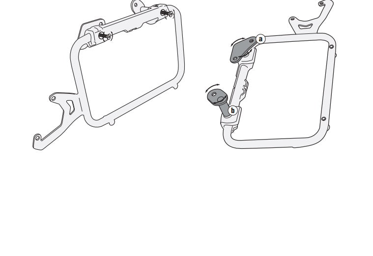 KAPPA STELAŻ KUFRÓW BOCZNYCH MONOKEY CAM SIDE KTM 1190 ADVENTURE / R '13-'16, 1050 ADVENTURE '15-'16 , 1090 ADVENTURE '17-'19 , 1290 SUPER ADVENTURE '15-'16, 1290 SUPER ADVENTURE R/S '17-'20, T (17) - POD KUFRY KFR K'FORCE ORAZ KVG K'VOYAGER ALU