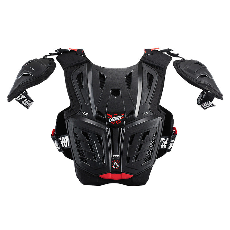 BUZER JUNIOR LEATT 4.5 PRO BLACK RED (134-146CM) S/M