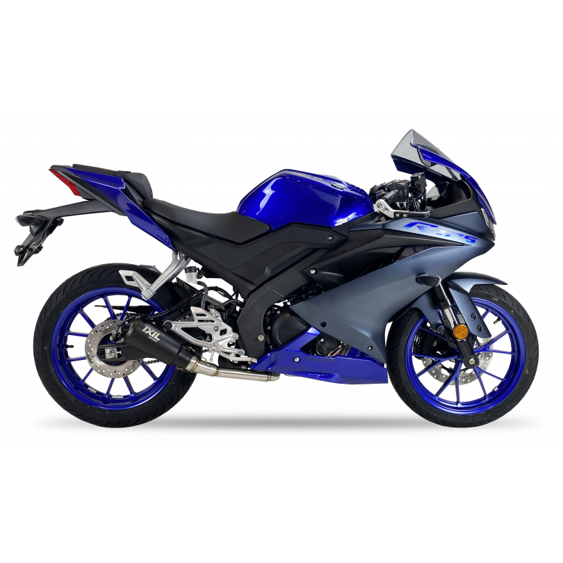 Tłumik IXIL YAMAHA YZF-R 125 21-23 (RE40) typ RB (waga: 900g, długość: 230 mm., materiał: Inox AISI304, kolor: Black painted) FU