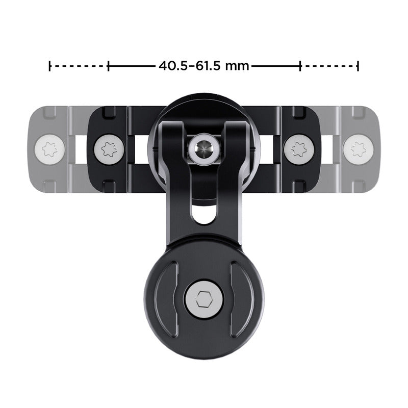 UCHWYT MOTOCYKLOWY NA TELEFON NA ZBIORNIK PŁYNU HAMULCOWEGO SP CONNECT SPC+ L BLACK