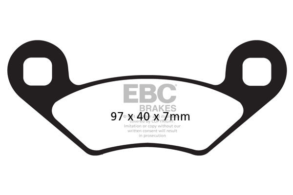 EBC Brakes Klocki hamulcowe EBC FA159TT (kpl. na 1 tarcze)