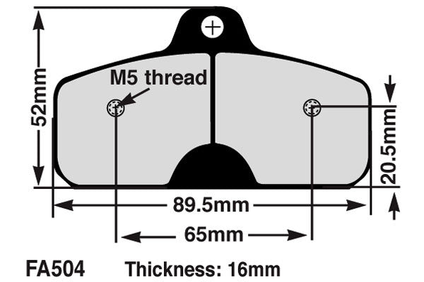 EBC Brakes EBC Klocki kartingowe FA504 (1 kpl. na tarczę)