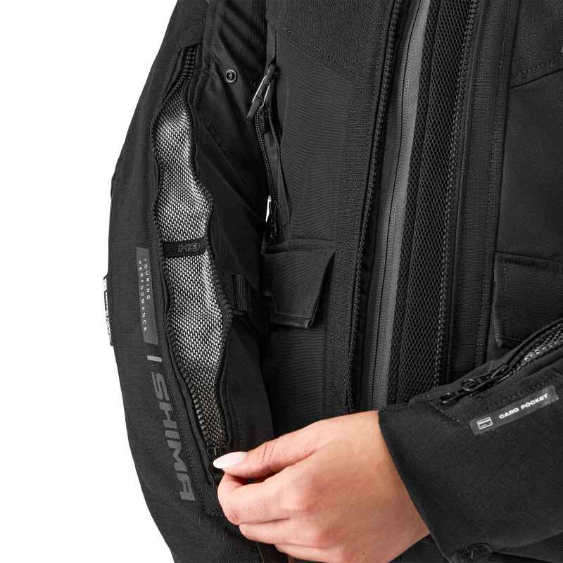 SHIMA TRACKER LADY JKT BLK