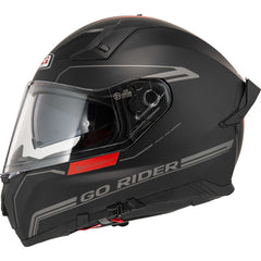 SOLID NOUVEAU BLACK RED MATT