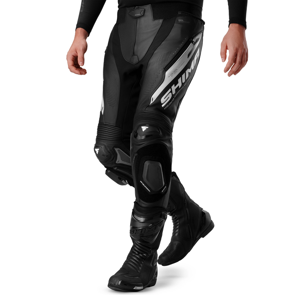 SHIMA MISSION ST MEN PNT BLK/WHT