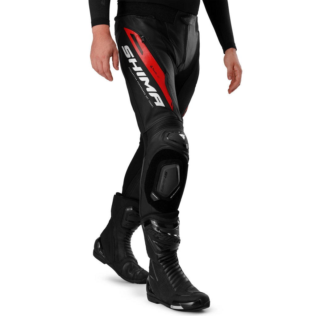 SHIMA MISSION ST MEN PNT BLK/RED
