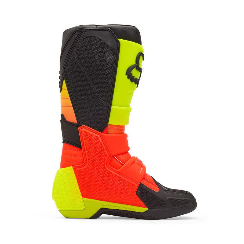 BUTY MOTOCYKLOWE FOX COMP ORANGE YELLOW – zdjęcie 3