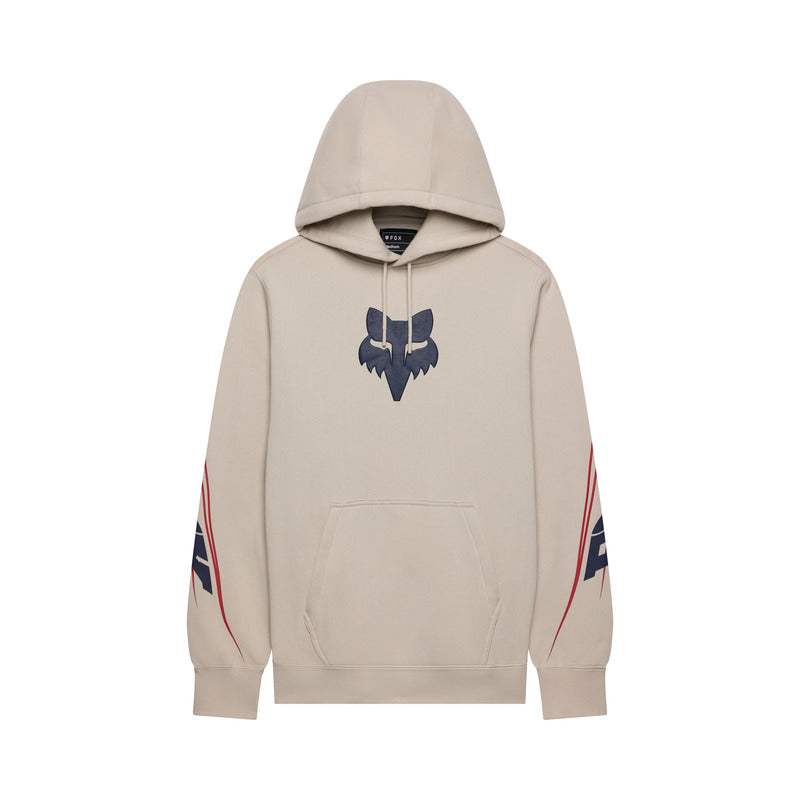 BLUZA Z KAPTUREM FOX APEX FLEECE PO CHALK