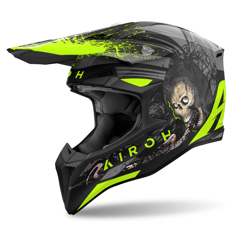 KASK MOTOCYKLOWY AIROH WRAAAP DARKNESS MATT