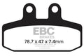 EBC Brakes Klocki hamulcowe EBC FA256HH wzmacniane (kpl. na 1 tarcze)