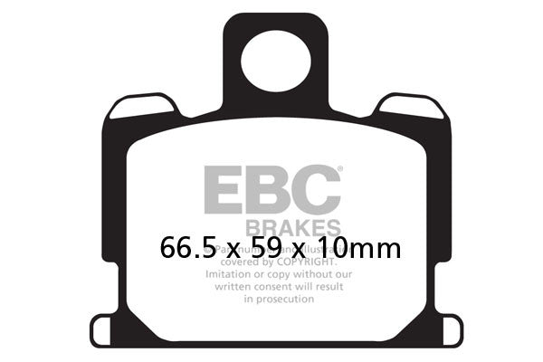 EBC Brakes Klocki hamulcowe EBC FA070 (kpl. na 1 tarcze)